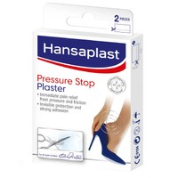 Hansaplast Pressure Stop Plaster 2 Τεμάχια - Προστατευτικά Επιθέματα για την Άμεση Ανακούφιση από Πόνο, Πίεση & Τριβή των Παπουτσιών