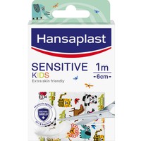 Hansaplast Sensitive Kids 1m x 6cm 1 Τεμάχιο - Παιδικά Επιθέματα με Σχέδιο για Κάλυψη & Προστασία Μικρών Πληγών