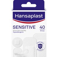 Hansaplast Sensitive Extra Skin Friendly Strips 40 Τεμάχια - Υποαλλεργικά Απαλά Επιθέματα για την Κάλυψη & Προστασία Μικρών Πληγών σε Διάφορα Μεγέθη