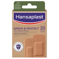 Hansaplast Green & Protect Eco Friendly Plaster 20 Strips - Επιθέματα Πληγών Φιλικά προς το Περιβάλλον