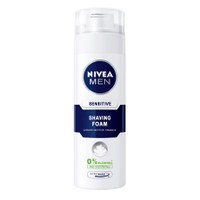 Nivea Men Shaving Foam Sensitive 200ml - Ανδρικός Αφρός Ξυρίσματος για Ευαίσθητες Επιδερμίδες Χωρίς Αλκοόλ