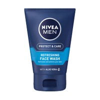 Nivea Men Protect & Care Deep Cleaning Face Wash Gel 100ml - Τζελ Καθαρισμού Προσώπου για Καθαρισμό & Αναζωογόνηση της Επιδερμίδας σε Βάθος