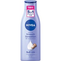 Nivea Smooth Sensation 48h 5 in 1 Body Milk 250ml - Γαλάκτωμα Σώματος για Απαλότητα & Βαθιά Ενυδάτωση Έως & 48 Ώρες