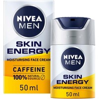 Nivea Men Skin Energy Moisturizing Cream 50ml - Ανδρική Ενυδατική Κρέμα Προσώπου με Καφεΐνη για Αναζωογόνηση