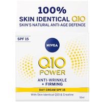 Nivea Q10 Plus Anti-Wrinkle Day Cream Spf15, 50ml - Αντιρυτιδική Κρέμα Ημέρας Q10plus, Μειώνει Ορατά τις Ρυτίδες & Επιβραδύνει την Εμφάνιση Λεπτών Γραμμών & Ρυτίδων