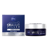 Nivea Hyaluron Cellular Filler Night Cream 50ml - Αντιρυτιδική Κρέμα Νύχτας με Υαλουρονικό Οξύ για Ανανέωση & Βελτίωση της Σφριγηλότητας της Επιδερμίδας