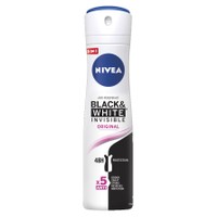 Nivea Deo Black & White Clear Invisible Spray 150ml - Γυναικείο Αποσμητικό Κατά των Λευκών Σημαδιών