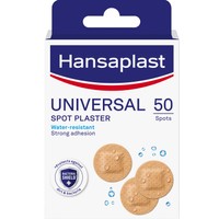 Hansaplast Universal Spot Plaster 50 Τεμάχια - Ανθεκτικά στο Νερό Επιθέματα για την Κάλυψη & Προστασία Μικρών Πληγών