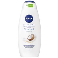 Nivea Coconut & Jojoba Oil Shower Cream 750ml - Κρεμώδες Αφρόλουτρο με Λάδι Jojoba & Άρωμα Καρύδας