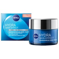 Nivea Hydra Skin Effect Night Regeneration Gel Cream 50ml - Ενυδατική Κρέμα - Gel Προσώπου Νύχτας με Υαλουρονικό Οξύ