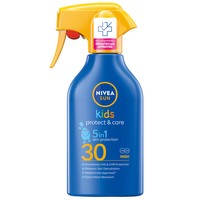 Nivea Sun Kids Protect & Care 5 in 1 Spf30 Trigger Spray 270ml - Παιδικό Αντηλιακό Γαλάκτωμα Προσώπου Σώματος Υψηλής Προστασίας σε Μορφή Σπρέι