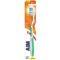 Aim Antiplaque Medium Toothbrush 1 Τεμάχιο - Πράσινο - Οδοντόβουρτσα Μέτρια