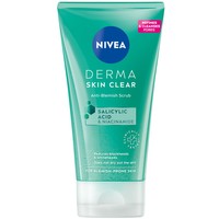 Nivea Derma Skin Clear Anti-Blemish Scrub 150ml - Απολεπιστικό Scrub Καθαρισμού Προσώπου Κατά των Πόρων Χωρίς να Ξηραίνει την Επιδερμίδα