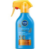 Nivea Sun Protect & Bronze Trigger Spray Spf50, 270ml - Αντηλιακό Γαλάκτωμα Σώματος σε Μορφή Σπρέι Υψηλής Προστασίας για Όμορφο Μαύρισμα με Υγιή Όψη