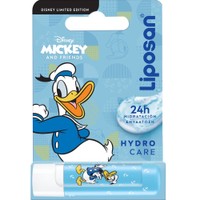 Liposan Hydro Care Spf15 Disney Limited Edition Donald & Friends Lip Balm 4.8g - Βάλσαμο Χειλιών για Βαθιά Ενυδάτωση & Λάμψη Κατάλληλο για Παιδιά από 3 Ετών