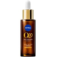 Nivea Q10 Anti-Wrinkle Expert Dual Action Serum 30ml - Αντιρυτιδικός Ορός Προσώπου Σύσφιξης & Αντιγύρανσης