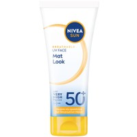 Nivea Sun UV Face Mat Look Spf50+ Cream 40ml - Αντηλιακή & Ενυδατική Κρέμα Προσώπου Πολύ Υψηλής Προστασίας & Ματ Υφής Κατά της Φωτογήρανσης