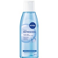 Nivea Refreshing Moisturizing Toner 200ml - Αναζωογονητική Ενυδατική Τονωτική Λοσιόν με Αλόη Βέρα & Υαλουρονικό Οξύ για Κανονικές προς Μικτές Επιδερμίδες