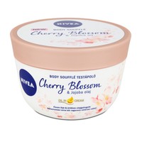 Nivea Body Souffle Cherry Blossom & Jojoba Oil 200ml - Ενυδατική Κρέμα Σώματος με Άρωμα Ανθών Κερασιάς & Πέρλες Πολύτιμων Ελαίων για Ξηρές & Πολύ Ξηρές Επιδερμίδες
