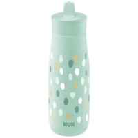 Nuk Mini-Me Flip 12m+ Cup 450ml - Πράσινο - Παιδικό Αθλητικό Παγούρι Πολυπροπυλενίου με Καλαμάκι