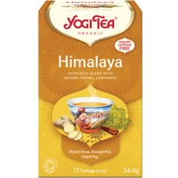 Yogi Tea Himalaya Chai 17 Teabags (17 Φακελάκια x 2,0g) - Ρόφημα Βοτάνων Τσαγιού με Τζίντζερ, Μάραθο, Κανέλα, & Γλυκάνισο για την Αρμονία Πνεύματος