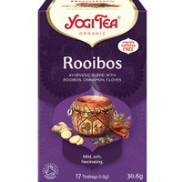 Yogi Tea Rooibos 17 Teabags (17 Φακελάκια x 1,8g) - Ρόφημα Βοτάνων με Κόκκινο Τσάι Rooibos, Κανέλλα & Γαρίφαλλο με Πικάντικες Νότες που Ηρεμεί, Καταπραΰνει το Νευρικό Σύστημα & Αναζωογονεί τον Οργανισμό