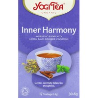 Yogi Tea Inner Harmony Ayurvedic Blend 17 Teabags (17 Φακελάκια x 1.8g) - Ρόφημα Βοτάνων με Βάλσαμο Λεμονιού, Λεβάντα & Χαμομήλι για Χαλάρωση