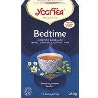 Yogi Tea Bedtime Blend Bio 17 Τεμάχια (17 Φακελάκια x 1.7g) - Ρόφημα Μείγματος Βοτάνων & Μπαχαρικών Αγιουρβέδα για Χαλάρωση, Εξισορρόπηση & Ξεκούραστο Ύπνο