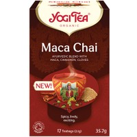 Yogi Tea Maca Chai 17 Teabags (17 Φακελάκια x 2,1g) - Ρόφημα Βοτάνων Τσαγιού με Μακα, Κανέλα & Γαρύφαλλο για Αύξηση της Λίμπιντο