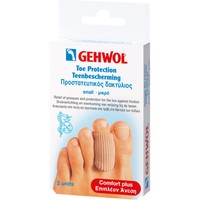 Gehwol Toe Protection 2 Τεμάχια - Μικρό (S) - Προστατευτικός Δακτύλιος Δακτύλων Ποδιού για Προστασία από Πίεση σε Μυρμηγκιές & Κάλους