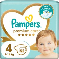 Pampers Premium Care Jumbo Pack Νο4 (9-14kg) 52 πάνες - 