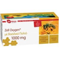 Dr. Woltz Zell Oxygen & Royal Jelly 1000mg, 280ml (14x20ml) - Συμπλήρωμα Διατροφής με Βασιλικό Πολτό, Eνζυμικά Κύτταρα Μαγιάς & Βιταμίνες για Ενίσχυση του Ανοσοποιητικού, Ενέργεια & Τόνωση