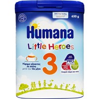 Humana 3 Little Heroes 650gr - Ρόφημα Γάλακτος σε Σκόνη Μετά τον 12ο Μήνα