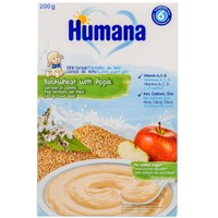 Humana Κρέμα Φαγόπυρο με Μήλο Μετά τον 6ο Μήνα 200g - Κρέμα Δημητριακών με Φαγόπυρο & Μήλο