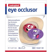 Leukoplast Eye Occlusor 4.7cm x 6.7cm 30 Τεμάχια - Υποαλλεργικά Αυτοκόλλητα Φωτοστεγανά Επιθέματα