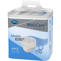 Hartmann MoliCare Premium Mobile Slip 14 Τεμάχια - Small - Διακριτικό Εσώρουχο Slip Ακράτειας με Εργονομικό Σχήμα, Ιδανικό για Αυτοεξυπηρετούμενους Ασθενείς