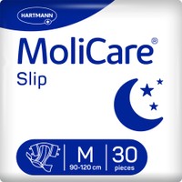 Hartmann MoliCare Night Slip Super Plus, Medium (90-120cm) 30 Τεμάχια - Σλιπ Ακράτειας για Κλινήρεις Ασθενείς Υψηλής Απορροφητικότητας