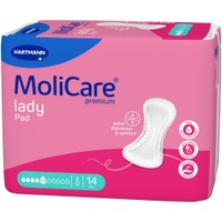 Hartmann MoliCare Premium Lady Pads 14 Τεμάχια - Γυναικείες Απορροφητικές Σερβιέτες Ελαφριάς Ακράτειας