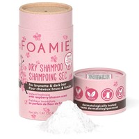 Foamie Berry Brunette Dry Shampoo for Brunette & Dark Hair 40g - Ξηρό Σαμπουάν σε Μορφή Πούδρας για Καστανά & Μαύρα Μαλλιά με Άρωμα Άνθος Βατόμουρου