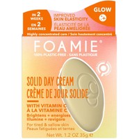 Foamie Solid Face Cream Bar Energy Glow with Vitamin C for Tired & Sallow Skin 35g - Κρέμα Ημέρας Προσώπου σε Μορφή Μπάρας για Λαμπερή Επιδερμίδα