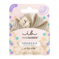 Invisibobble Hair Ring Sprunchie Alegria Collection In The Spirit Of It 1 Τεμάχιο - Λαστιχάκι Μαλλιών με Υφασμάτινη Επένδυση για Απόλυτο Κράτημα & Στυλ σε Μπεζ Χρώμα