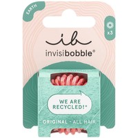 Invisibobble Original Earth Collection Save It Or Waste It 3 Τεμάχια - Λαστιχάκι Μαλλιών με Σπιράλ Σχέδιο για Απόλυτο Κράτημα & Στυλ