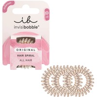 Invisibobble Original Hair Spiral 3 Τεμάχια - Bronze me Pretty - Αδιάβροχα Λαστιχάκια Μαλλιών