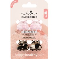 Invisibobble Clipstar Petite Four 4 Τεμάχια - Κλάμερ για Λεπτά & Κανονικά Μαλλιά