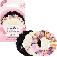 Invisibobble Loop+ Be Strong Hair Tie for Thick - Curly Hair 3 Τεμάχια - Λαστιχάκια Μαλλιών με Δυνατό Κράτημα για Πυκνά - Σγουρά Μαλλιά