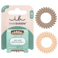 Invisibobble Original Earth Respiraled 3 Τεμάχιο - Λαστιχάκια Μαλλιών για Όλους τους Τύπους Μαλλιών