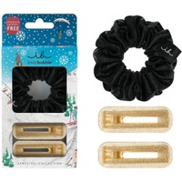 Invisibobble Promo Apres-Ski Date Night The Original Sprunchie 1 Τεμάχιο & The Stylish Hair Clip 2 Τεμάχια - Αστραφτερό Sprunchie για Γερό Κράτημα & Κομψά Κλιπ Μαλλιών