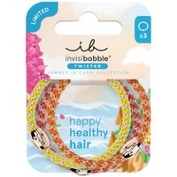 Invisibobble Twistar Tuscany Twist 3 Τεμάχια - Λαστιχάκια Μαλλιών για Λεπτά έως Κανονικά Μαλλιά για Κράτημα με Λιγότερα Σημάδια, Πόνο & Φθορά