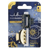 Invisibobble Clipstar Eclipse Lunar Glam 2 Τεμάχια - Κλάμερ για Λεπτά & Κανονικά Μαλλιά