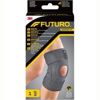 3M Futuro Comfort Fit Knee Support Γκρι One Size 1 Τεμάχιο, Κωδ 04039 - Ρυθμιζόμενη Επιγονατίδα για Καθημερινή Άνεση & Στήριξη